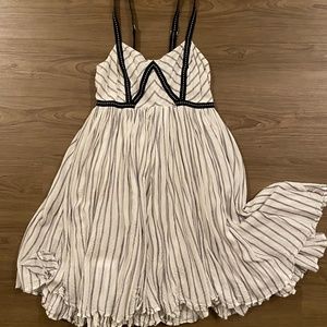 Asos Babydoll Stripe Dress Size US 2 UK 6